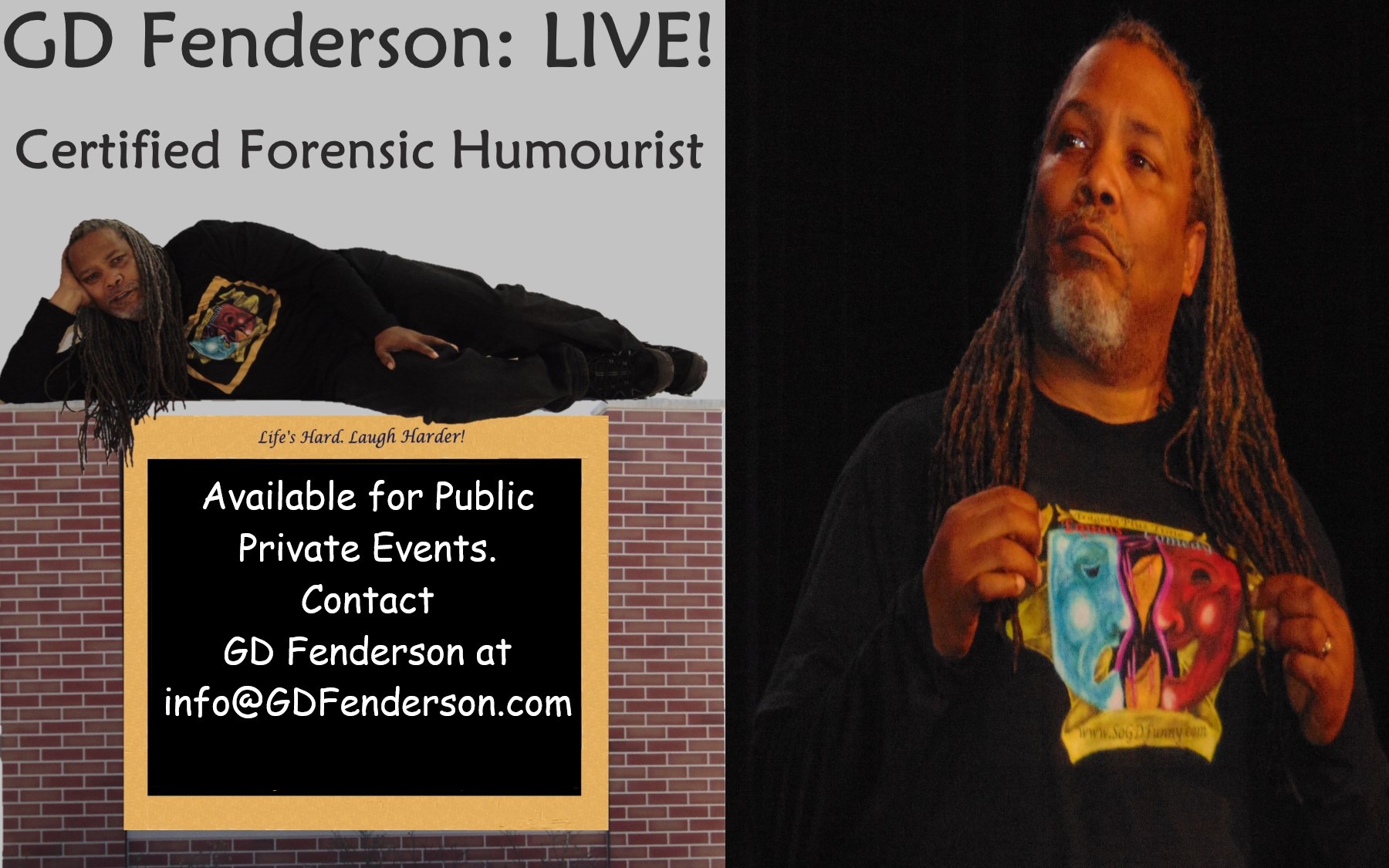 Tech rehearsal for "Funny Old Farts"