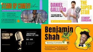 How to Create Original Comedy Show Posters