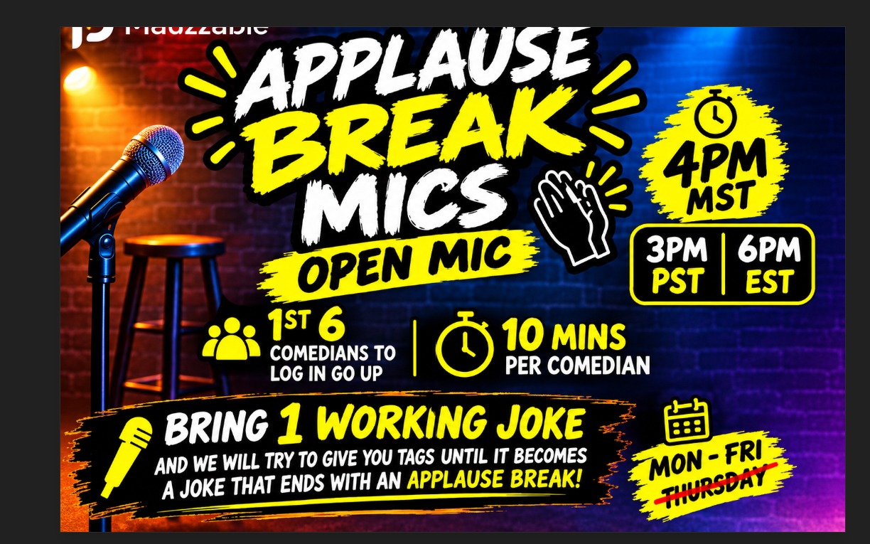 APPLAUSE BREAK MICS