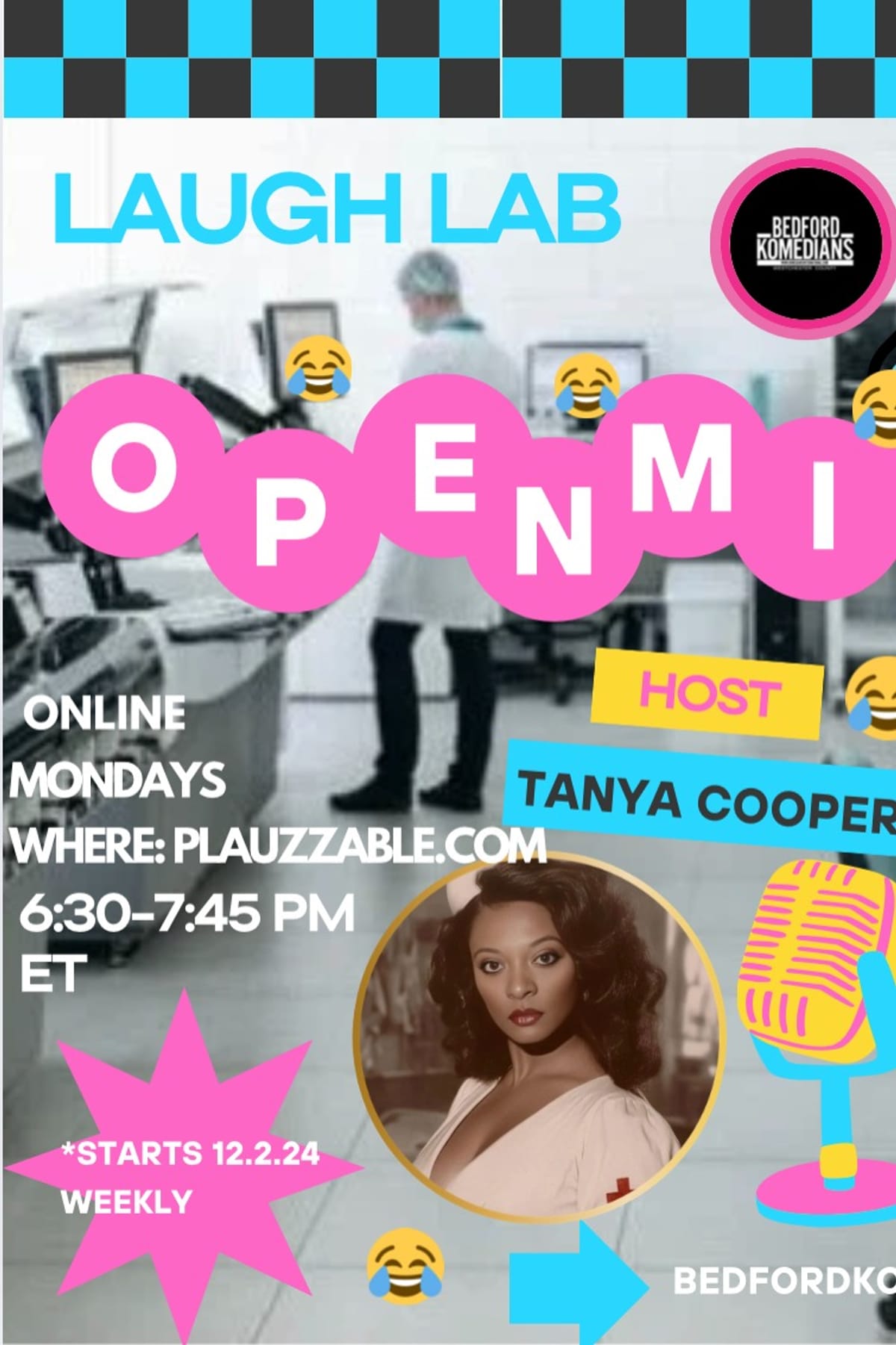 Laugh Lab Open Mic with Host Tanya Cooper